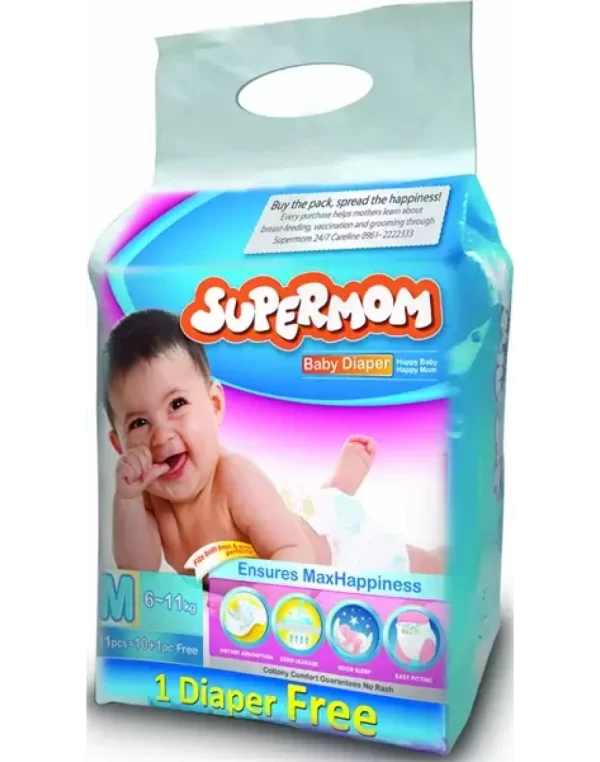 Supermom Baby Diaper 6-11kg - chefcart
