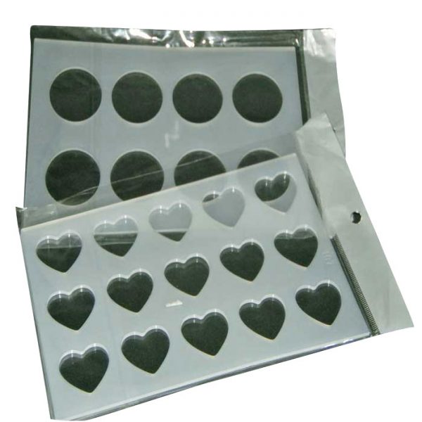 Silicone-Chocolate-Molds-Heart-&-Circle-shape