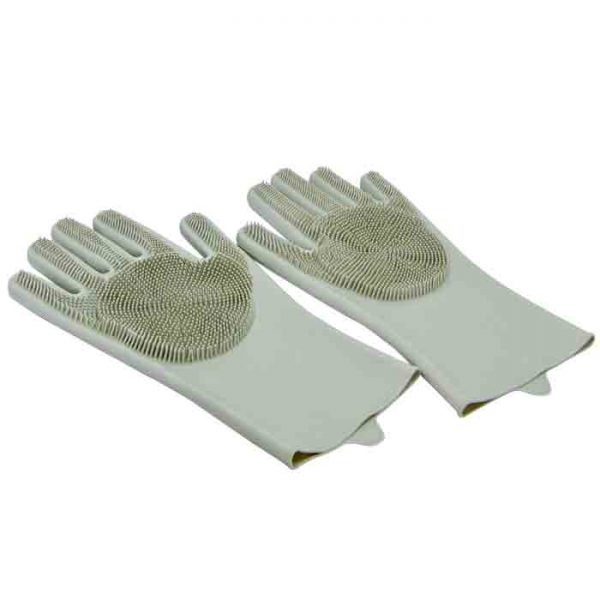 Magic Silicone Dishwashing Gloves Gray | gloves price