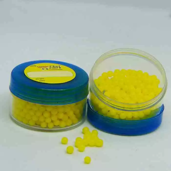 Non pearl Yellow sprinkles 30gm