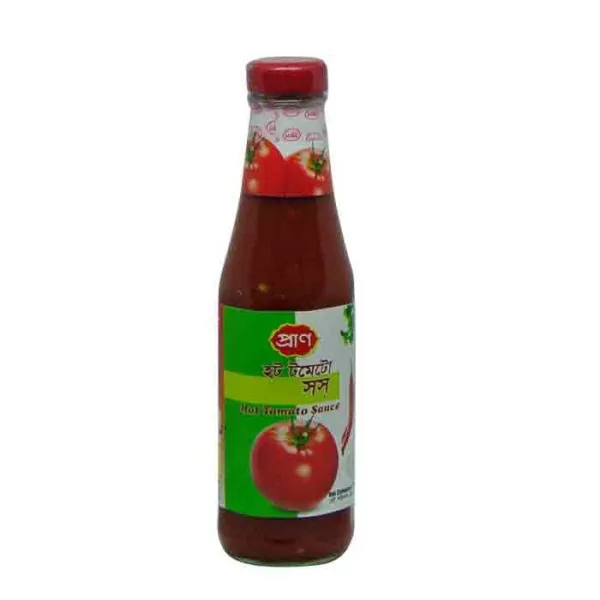 PRAN Hot Tomato Sauce 340gm | sauces price in Bangladesh