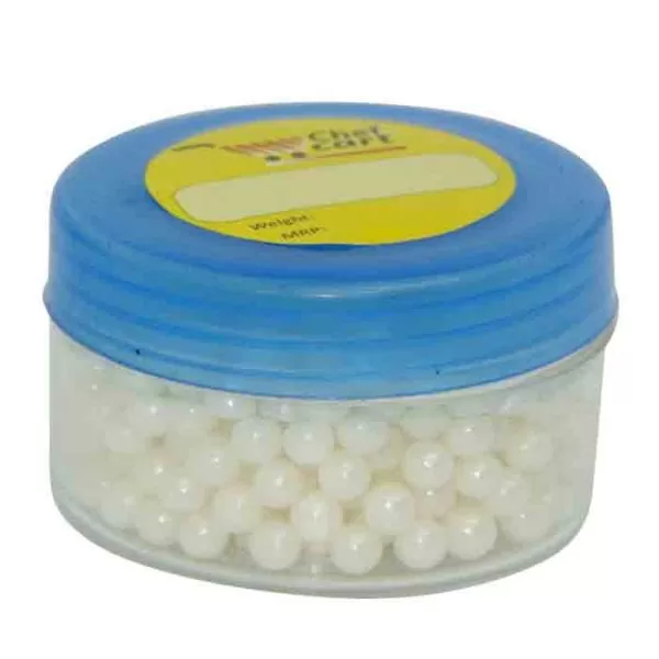 Pearl White Glaze Sprinkles 30gm | Cake decorator price bd