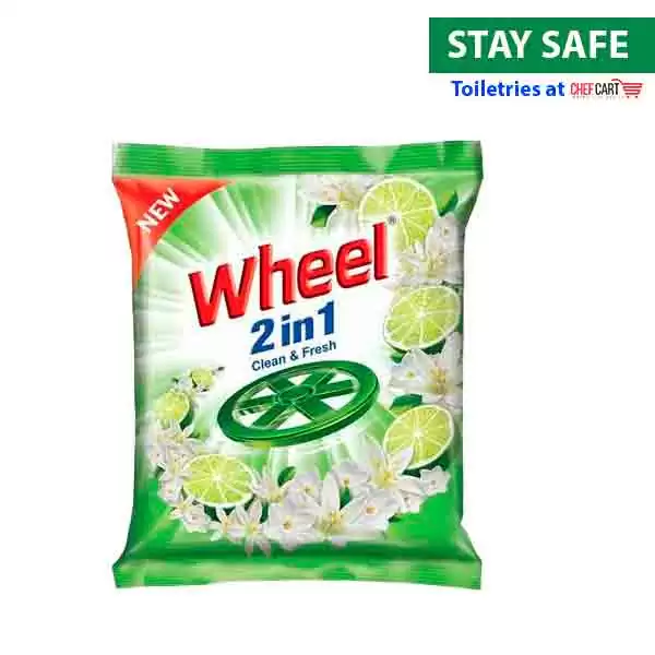 Wheel detergent powder 2 in 1 clean & fresh