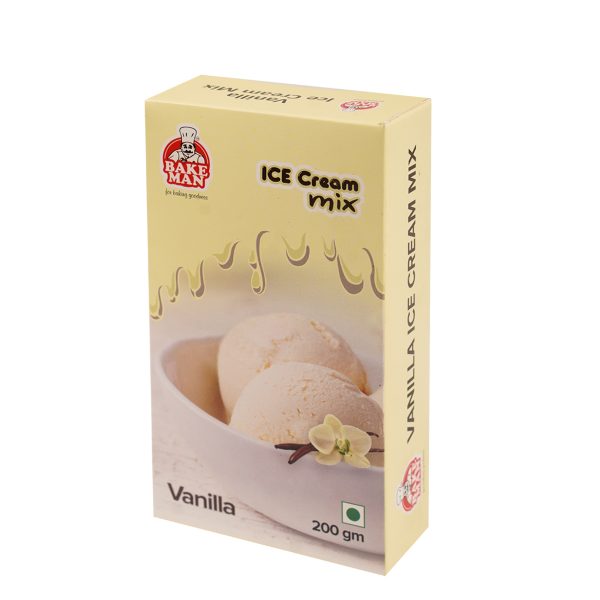 Bakeman Ice Cream Premix Vanilla 200gm | ice cream Premix price in bd