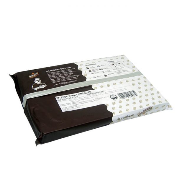 Vanhouten White Compound DarkChocolate bar 2.5kg