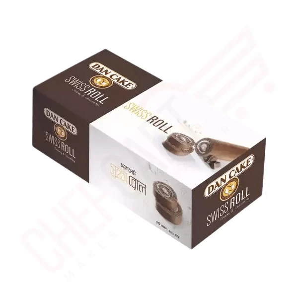 Dan Cake Swiss Roll Chocolate 200 gm | swiss roll price bd