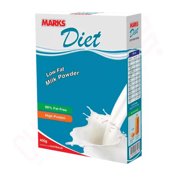 MARKS Diet Low Fat Milk Powder 400 gm | diet milk price bd