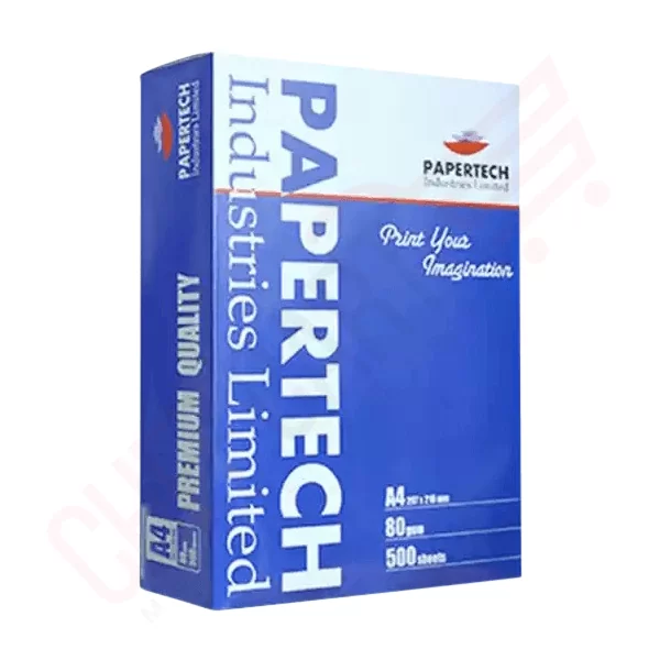 Paper Tech A4 Size (80 GSM) 1 Rim | a4 size paper price bd