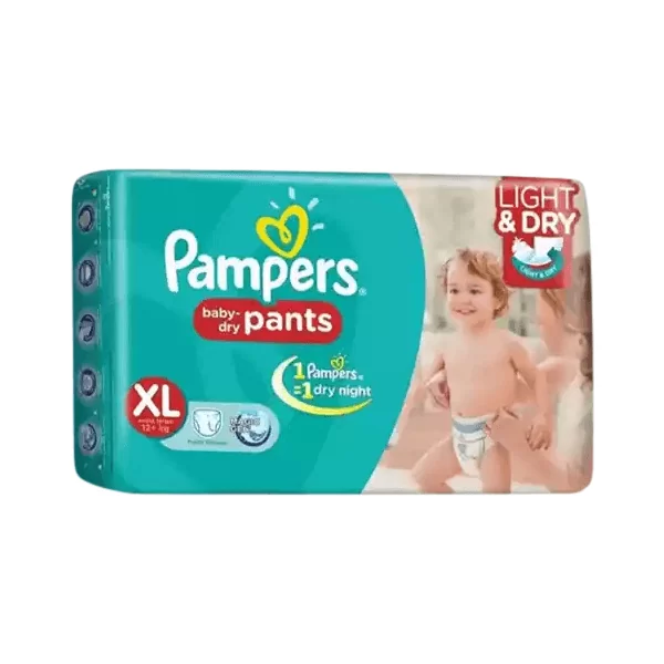 Pampers Pants Diaper 12-17kg XL 38Pcs | Buy diapers online in Dhaka