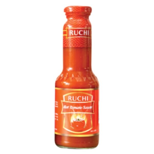 Ruchi hot tomato sauce 340g