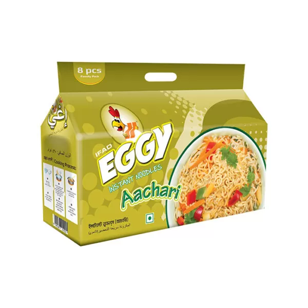Ifad Eggy Instant noodles Aachari 8pcs