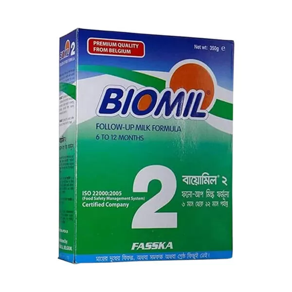 biomil 2 milk powder 6-12 months 350gm