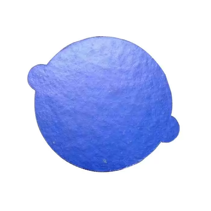 round shape blue cake board