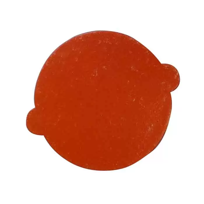 round shape cake board orange